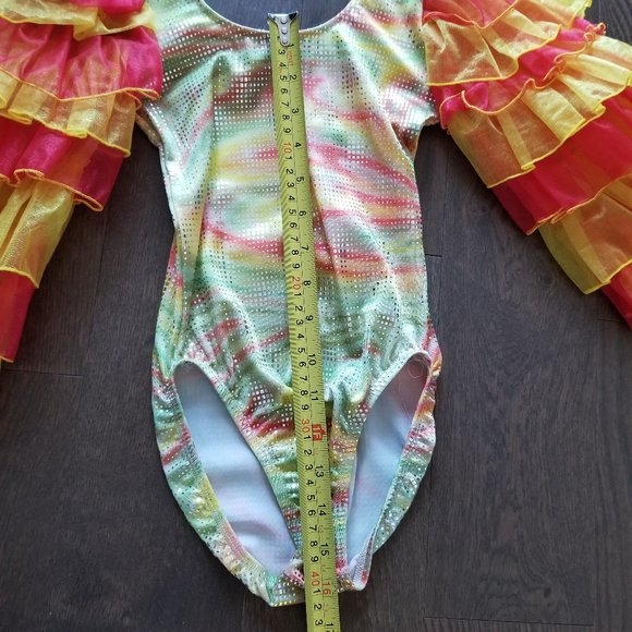 Fun Jazz Dance Costume with Frills - Picture 2 of 4